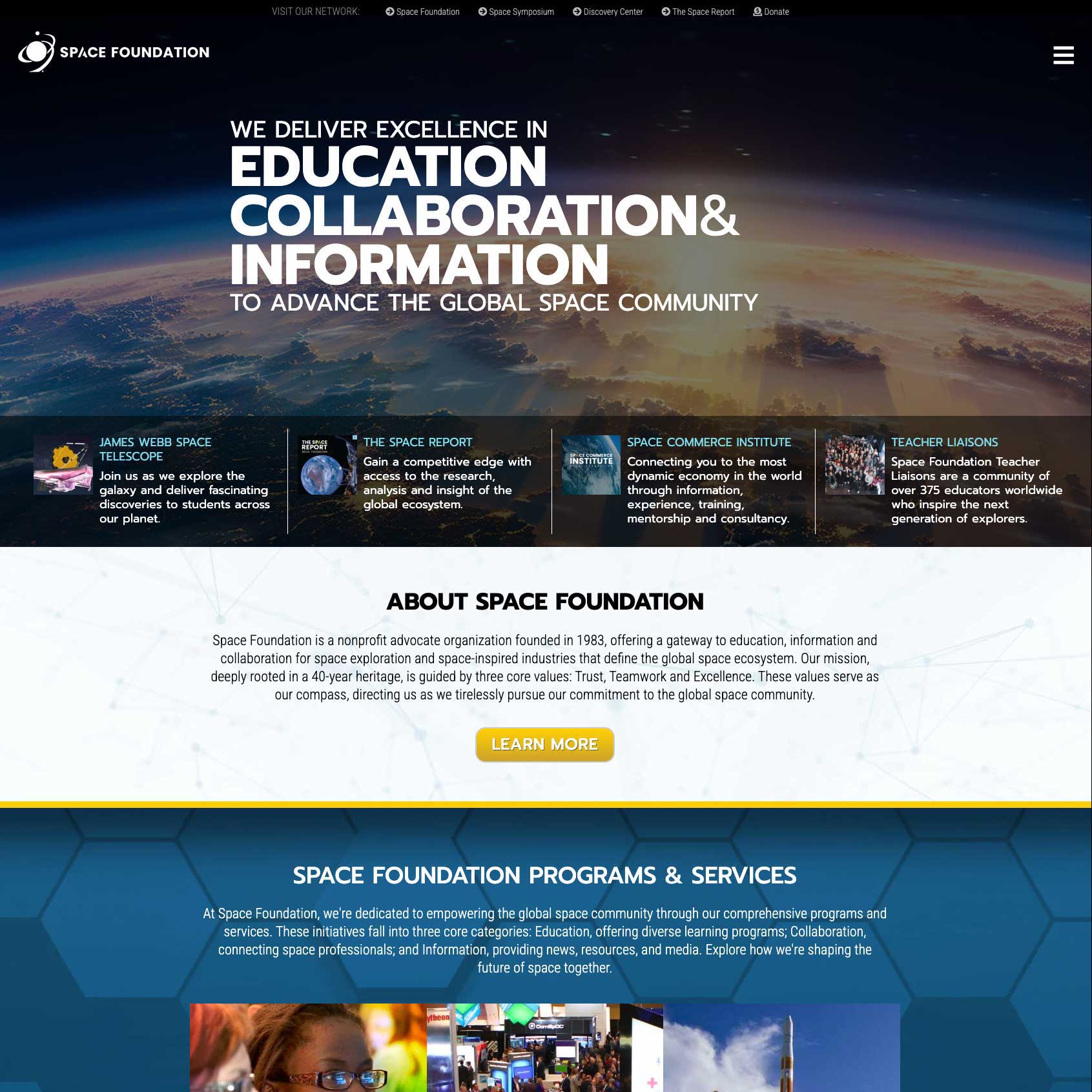 spacefondation.org thumb